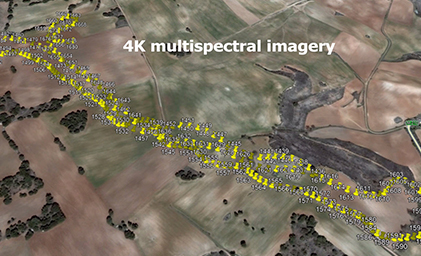 Inspección de gaseoductos mapa 4k